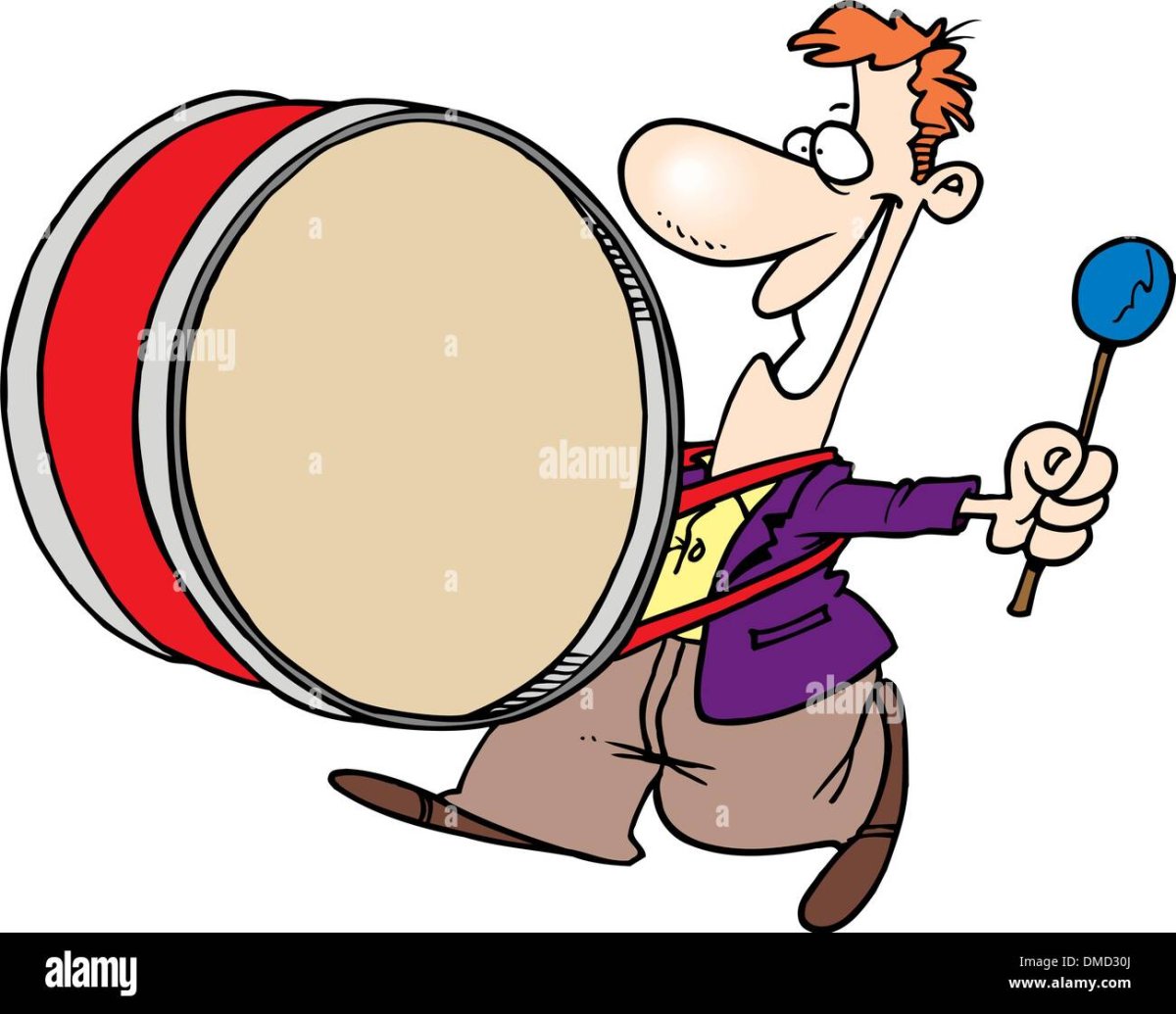 Солдат с барабаном вектор
