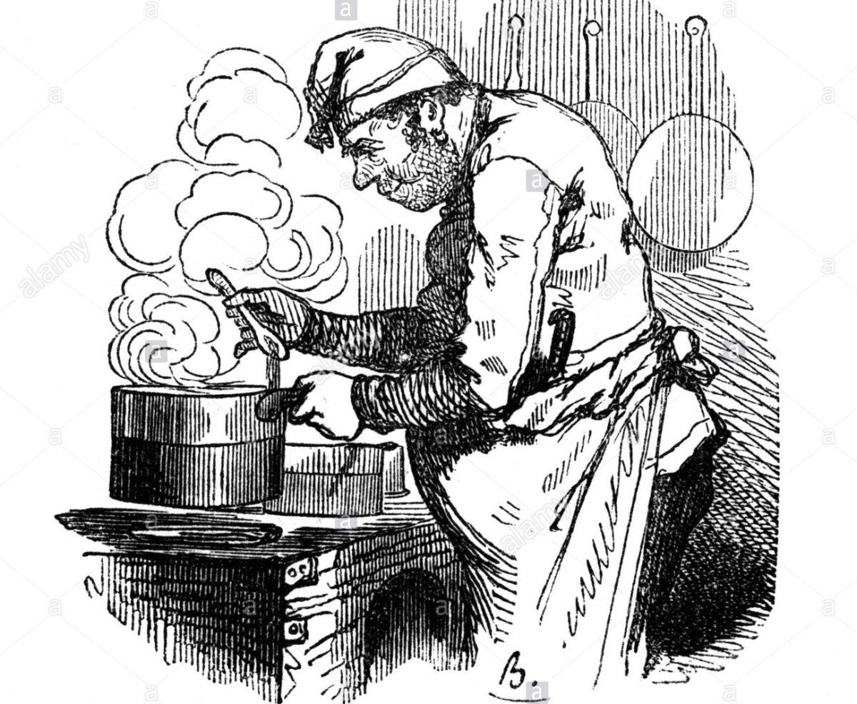 Шеф повар ретро