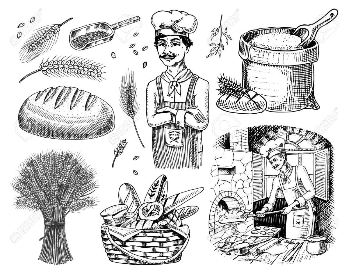 Пекарь карандашом