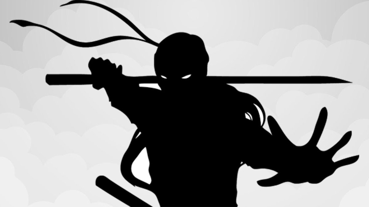 Ниндзя силуэт