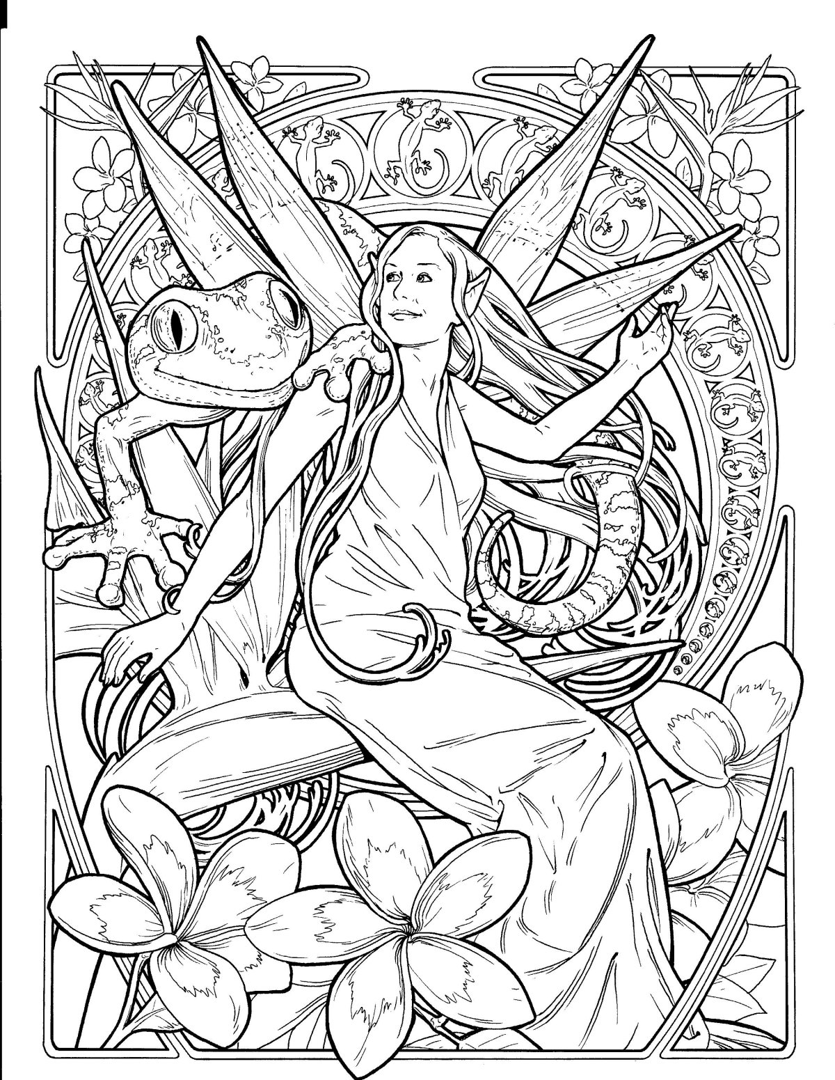 Опера раскраска