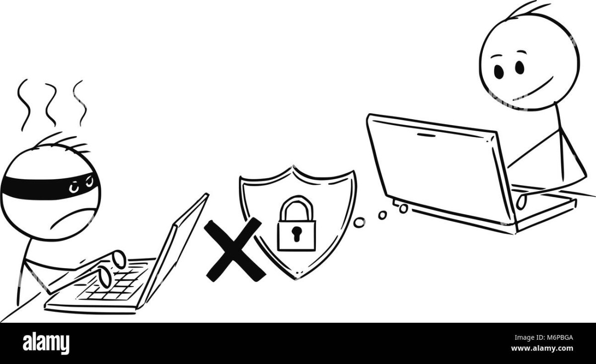 Безопасность в интернете рисунок