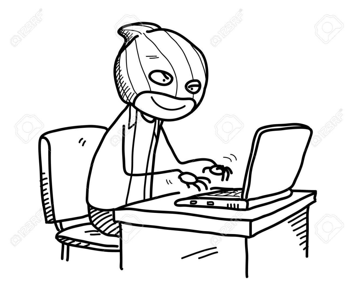 Раскраски для мальчиков хакер