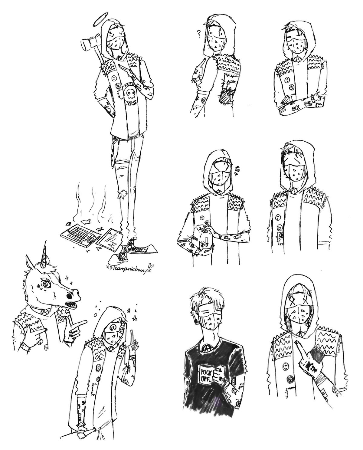 Раскраска хакер