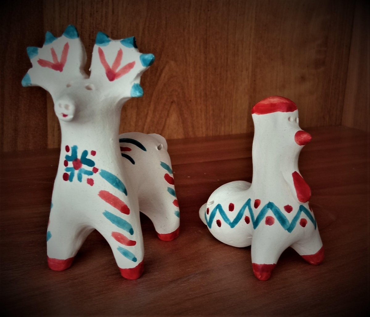 Старооскольская глиняная игрушка мастер Мельников