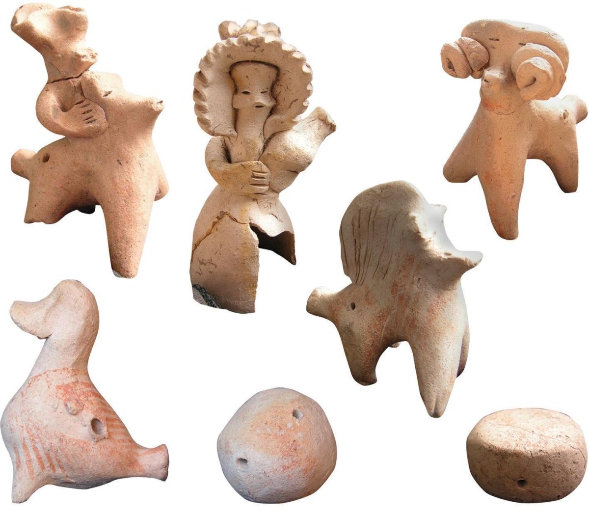 Глиняные игрушки разных Мастеров