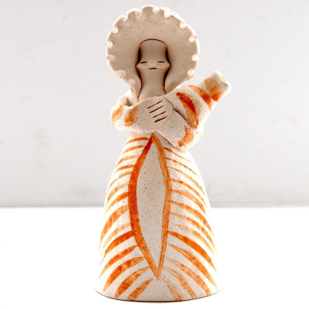 Старооскольская глиняная игрушка Барыня