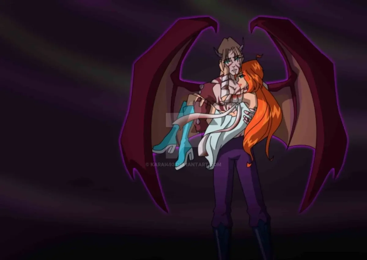 Валтор и Блум нарисованы