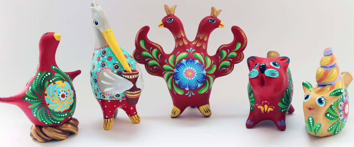 Филимоновской игрушки конь