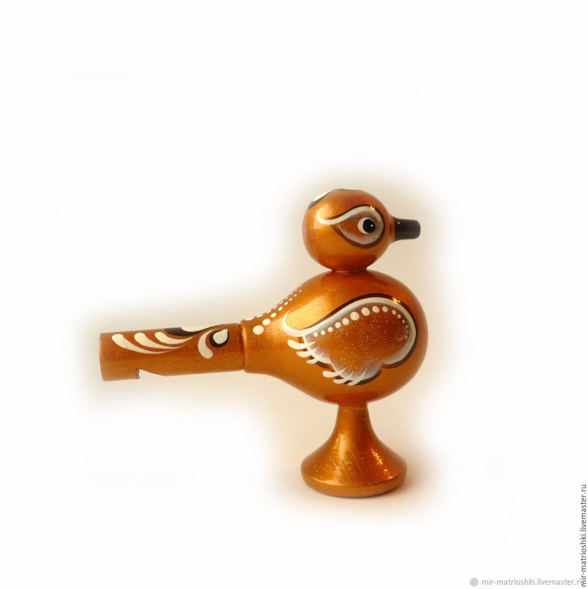 Роспись глиняные птички свистульки