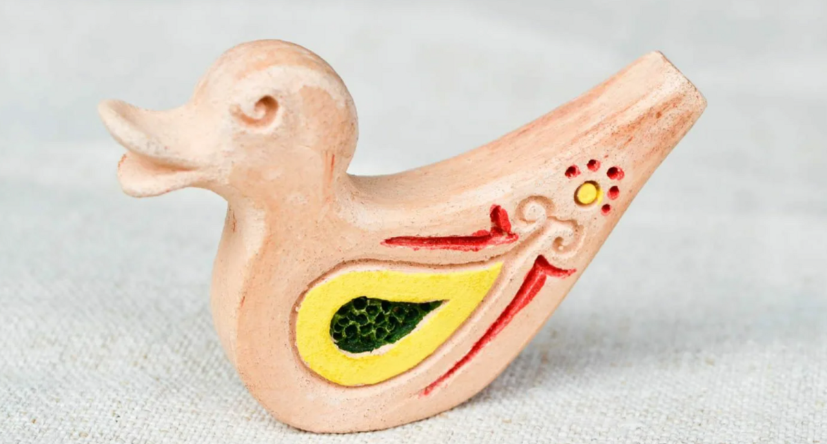 Старооскольская глиняная игрушка мастер Мельников