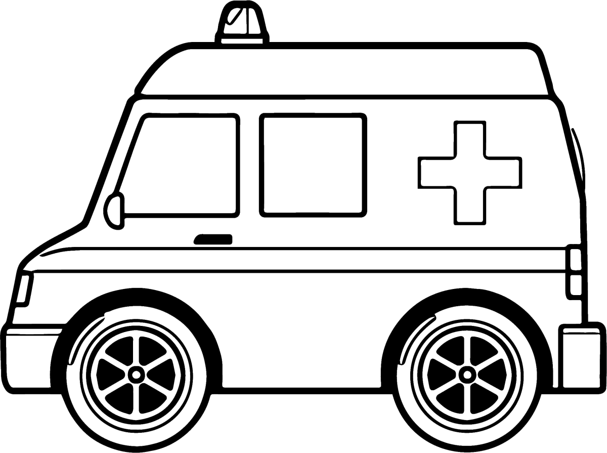 Раскраска скорая