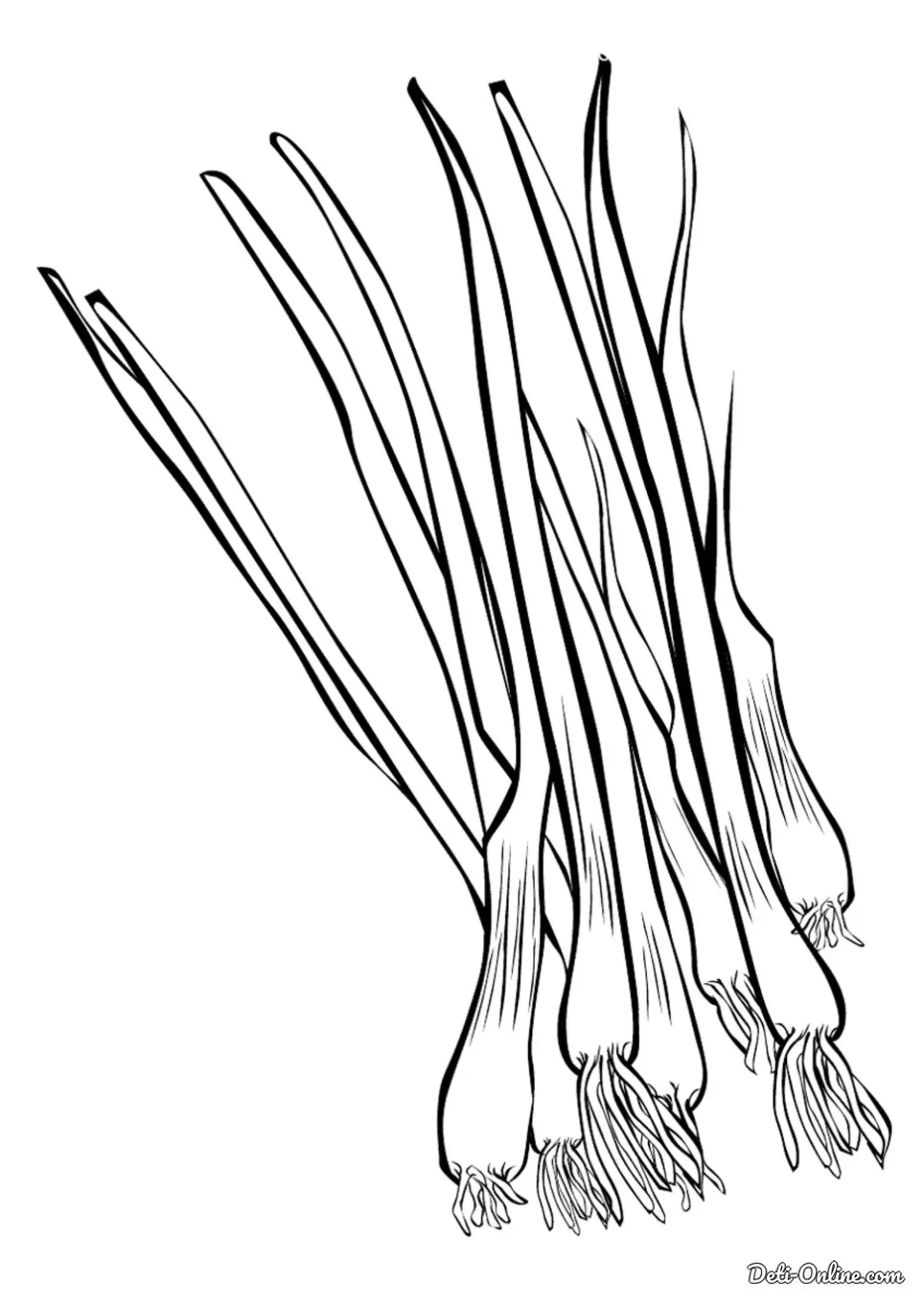 Лук рисунок