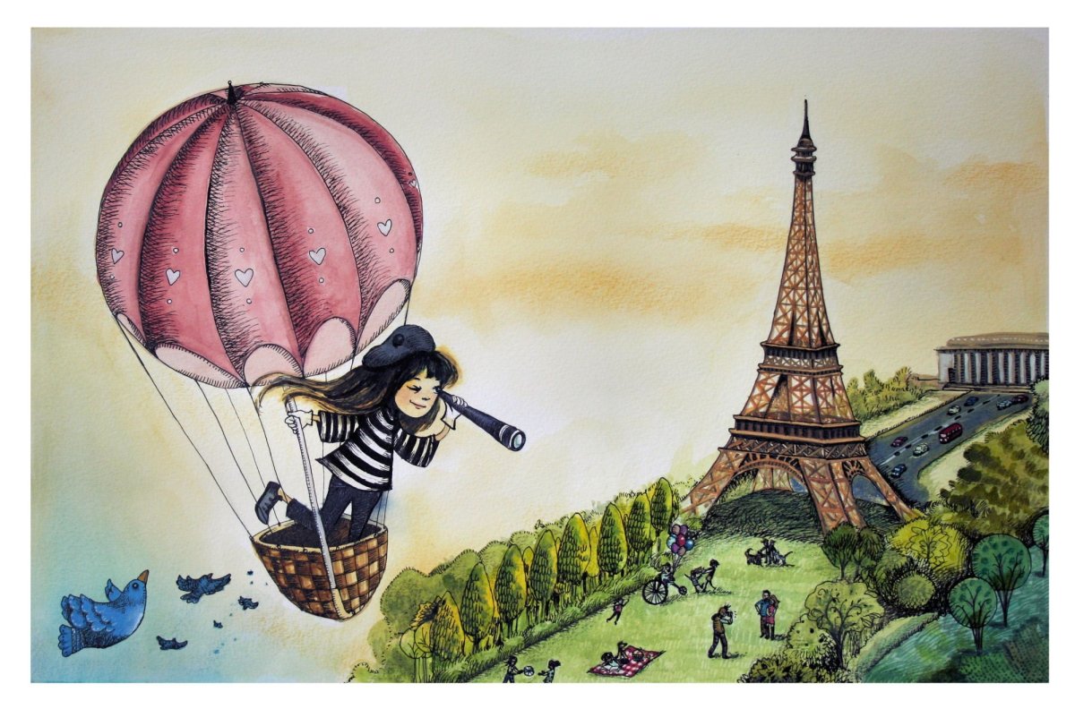 Франция иллюстрация