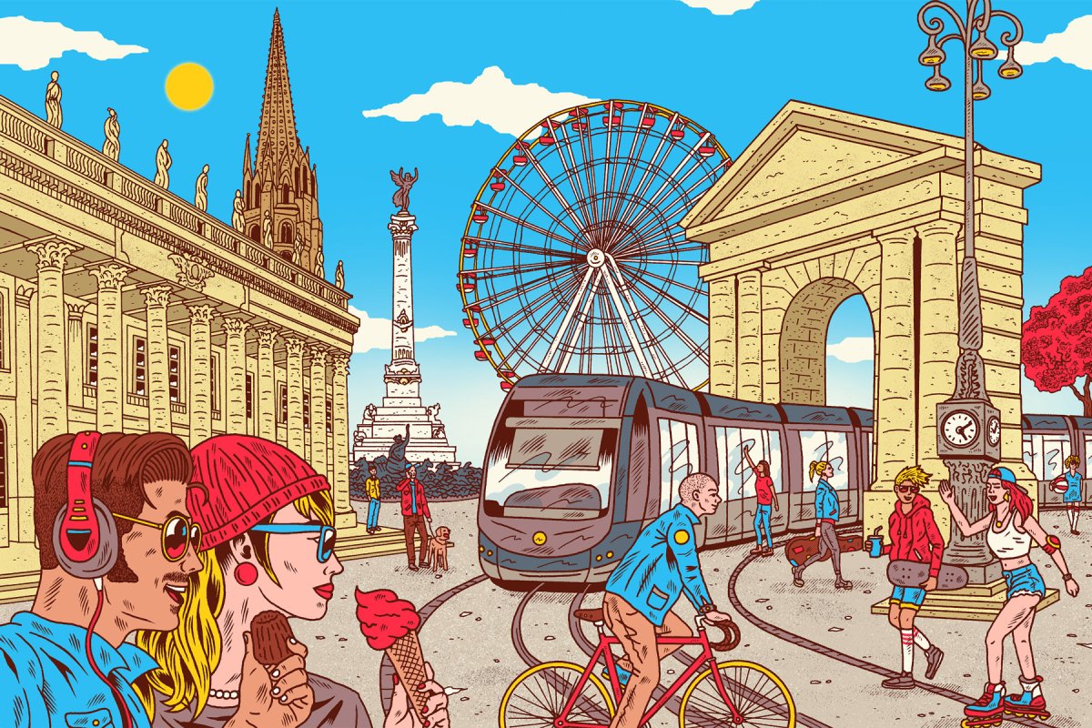 Рисунки путешествие Франция