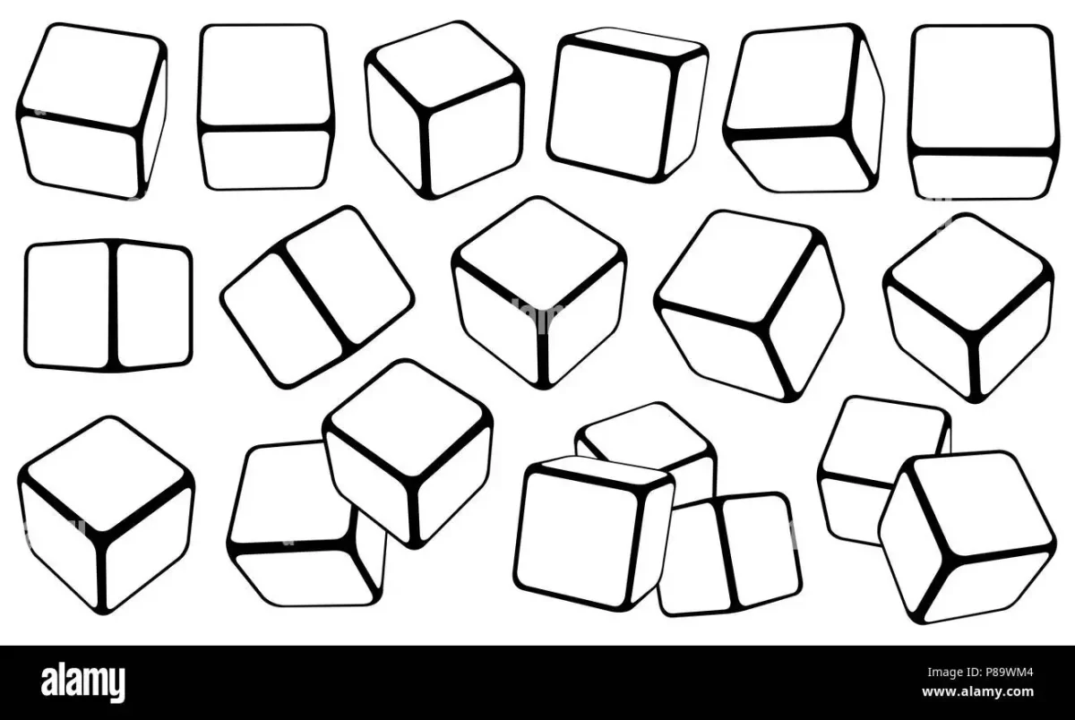 Куб прозрачный для рисования