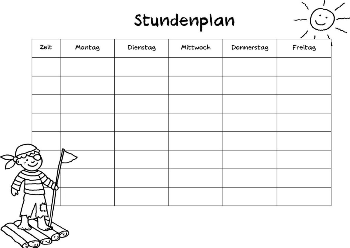 Шаблон расписание уроков на англ