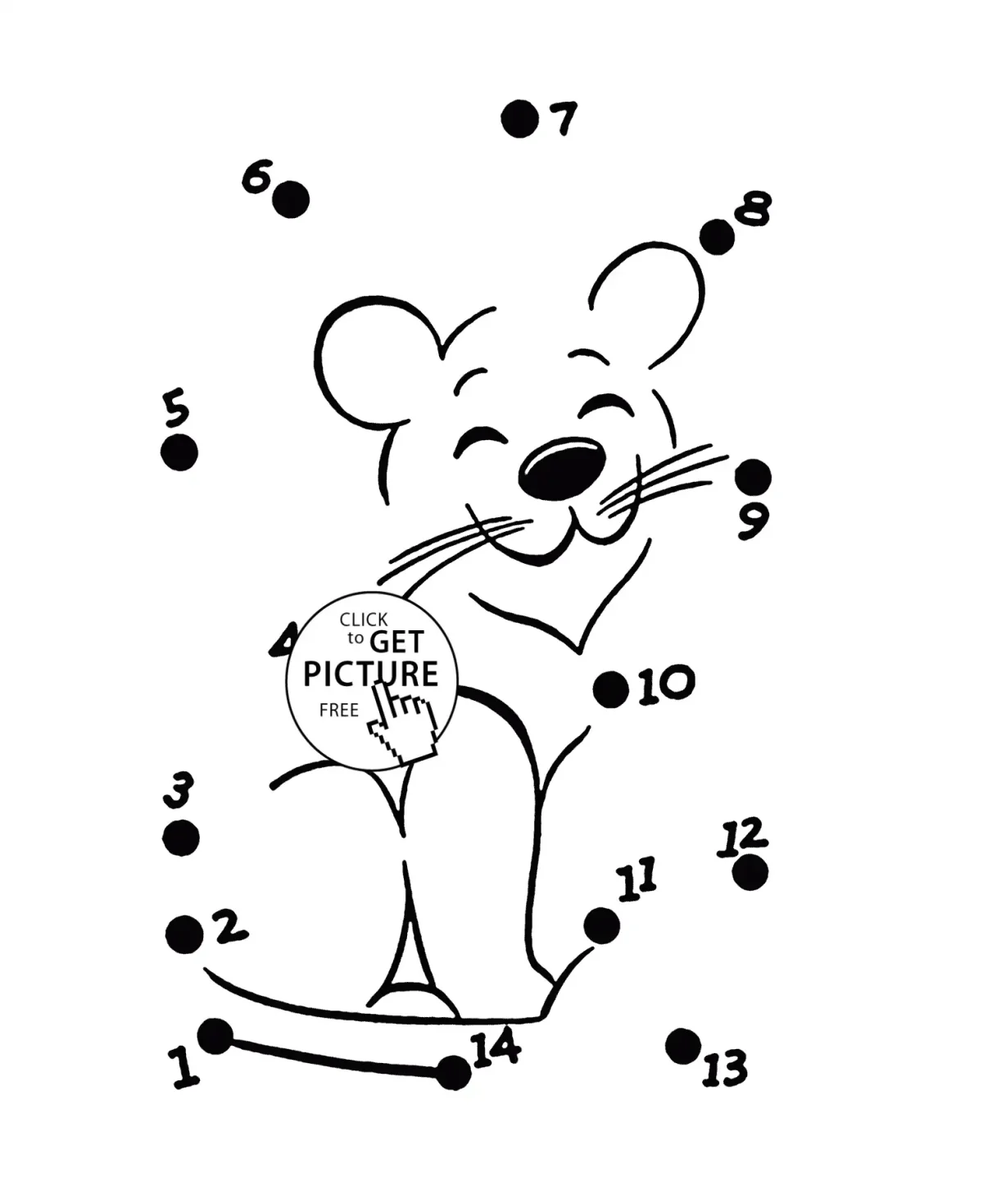 Соединить по цифрам кошка