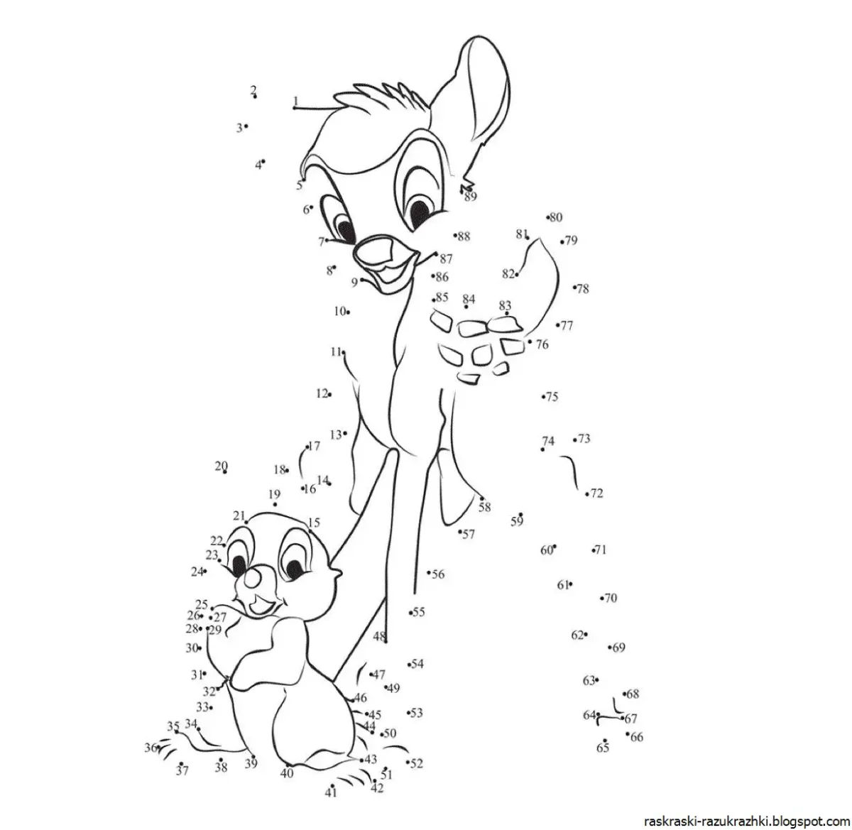 Котик соединить по точкам