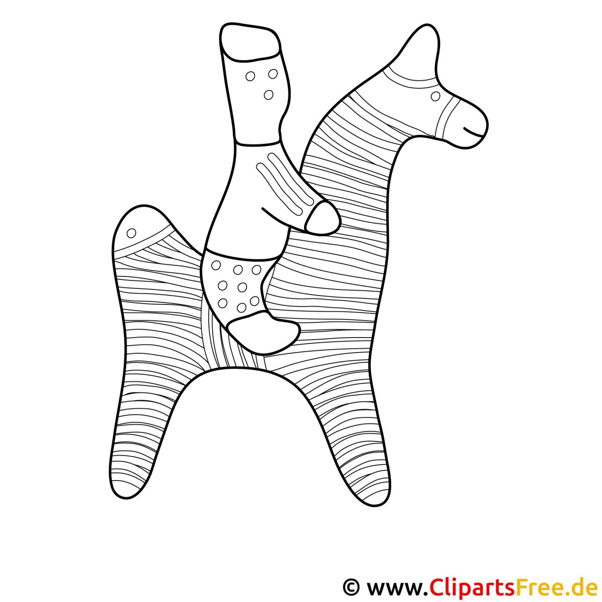 Филимоновская игрушка раскраска для дошкольников