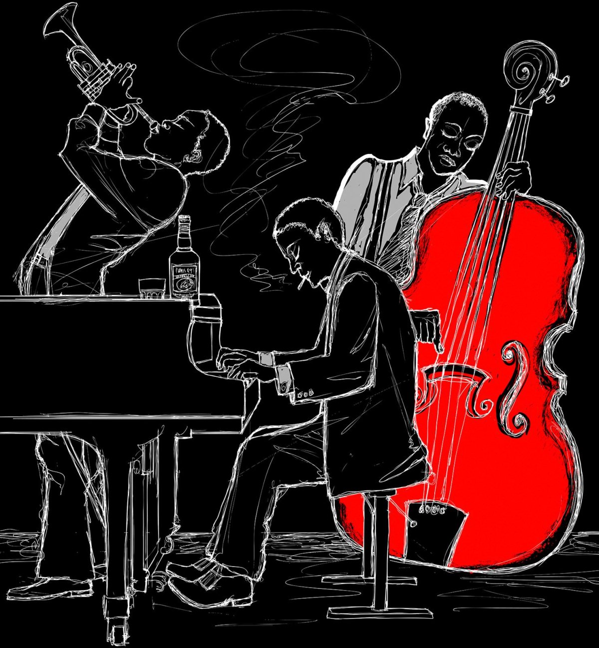 Музыканты в графике