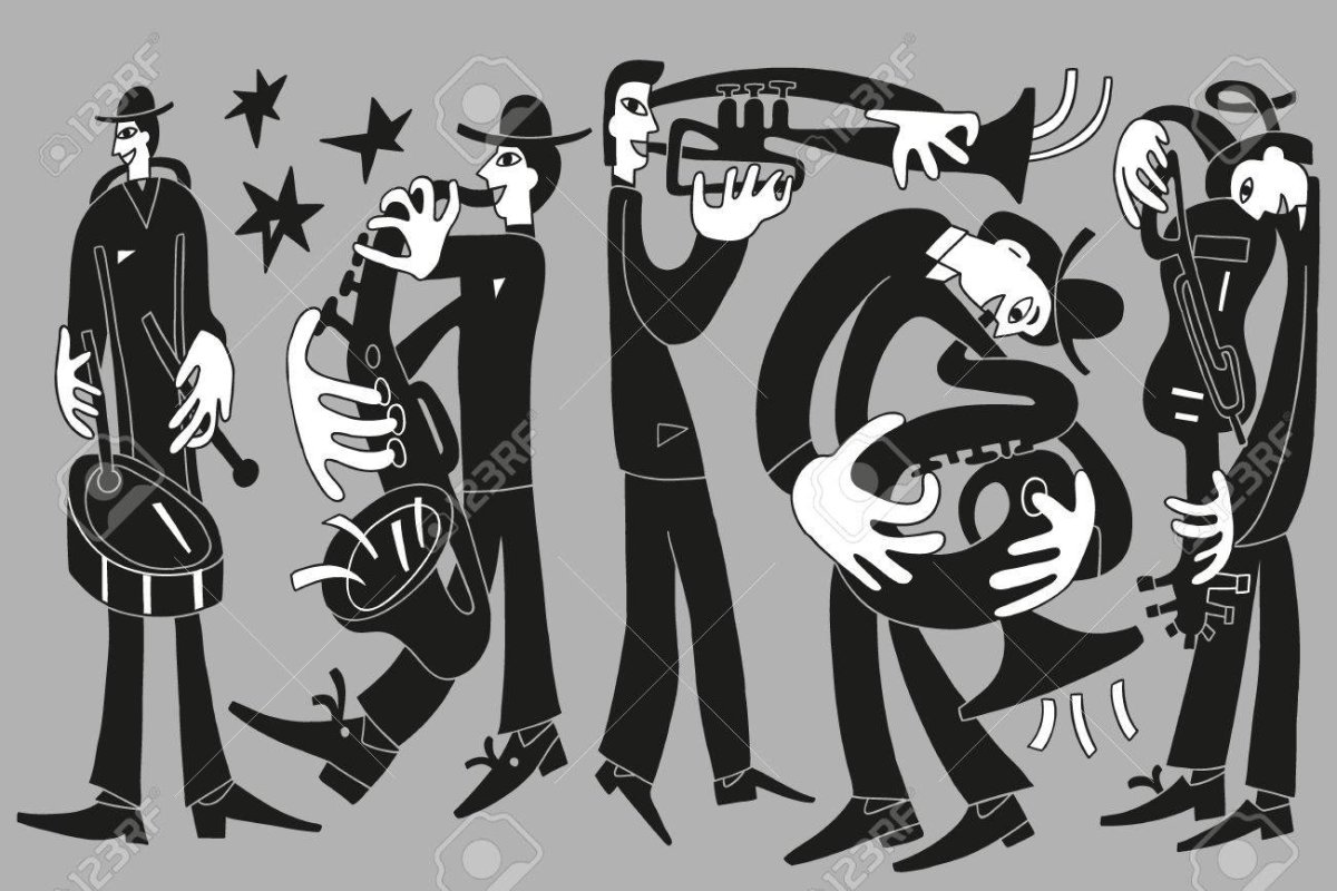 Стилизованные музыканты