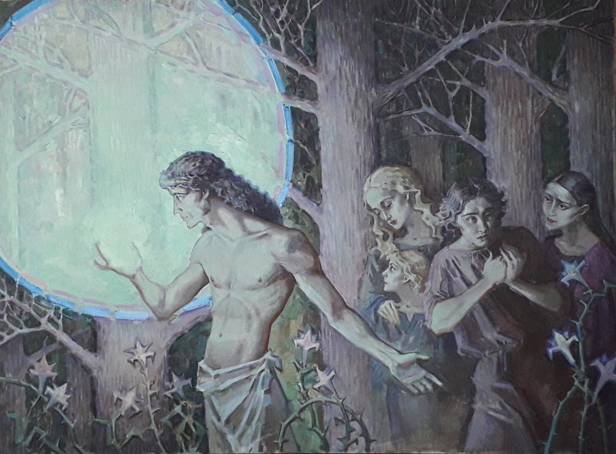 Иллюстрация Буторина к рассказу Данко