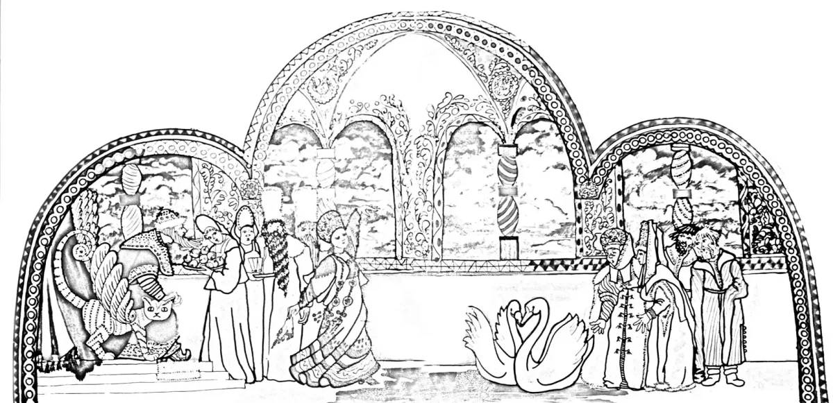 Король эскиз