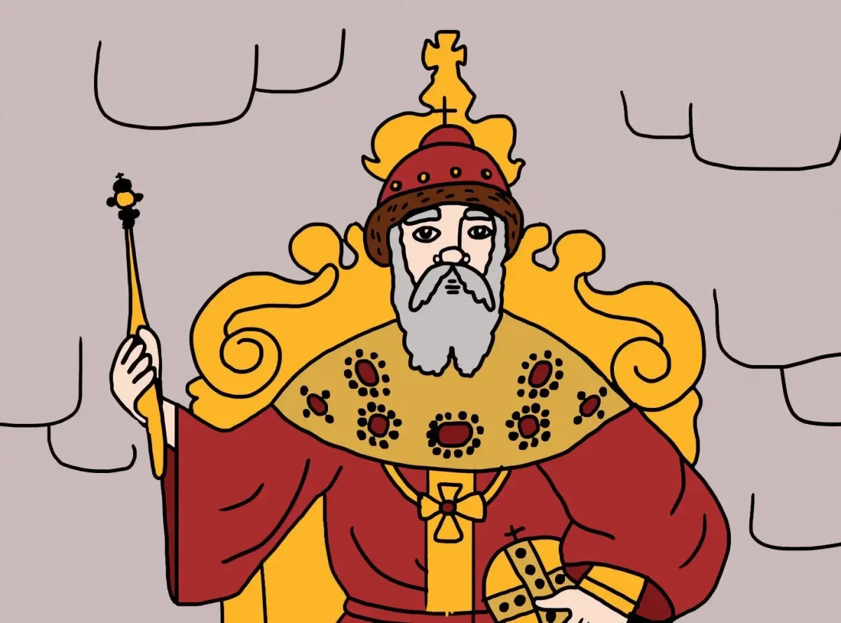 Три богатыря Василевс раскраска