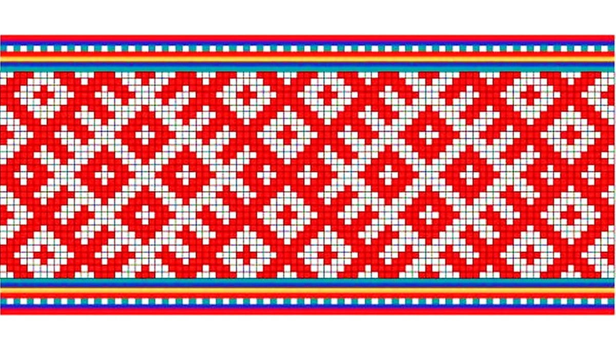 Мережка народная вышивка