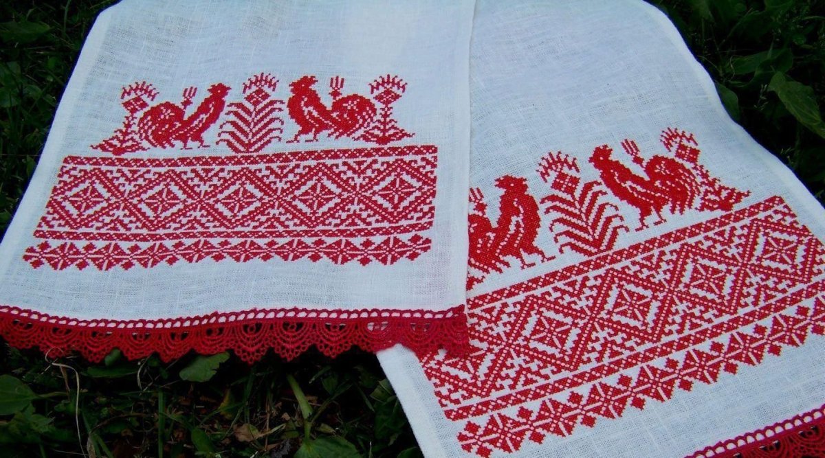 Вышивка Тарусская перевить