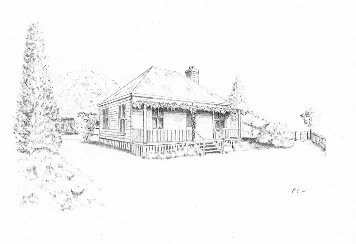 Наброски карандашом пейзажи