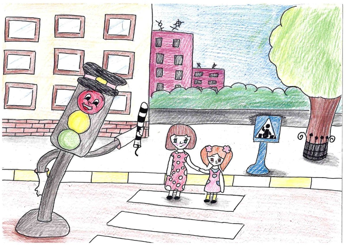 ПДД для детей рисунки для раскрашивания