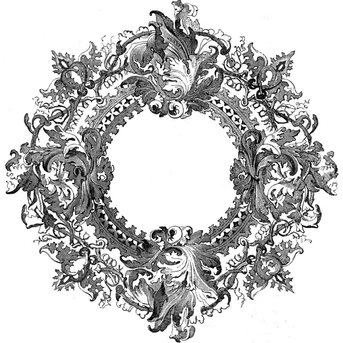 Вазон Барокко орнамент