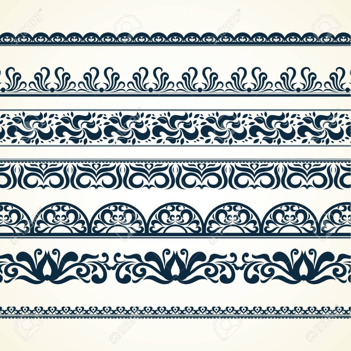 Орнамент трафарет