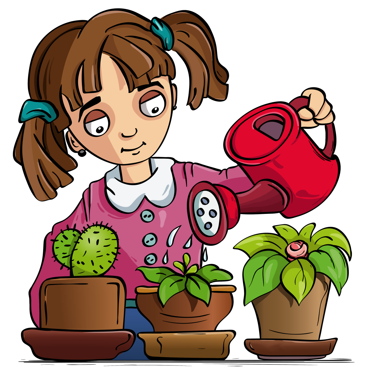 Цветовод раскраска для детей