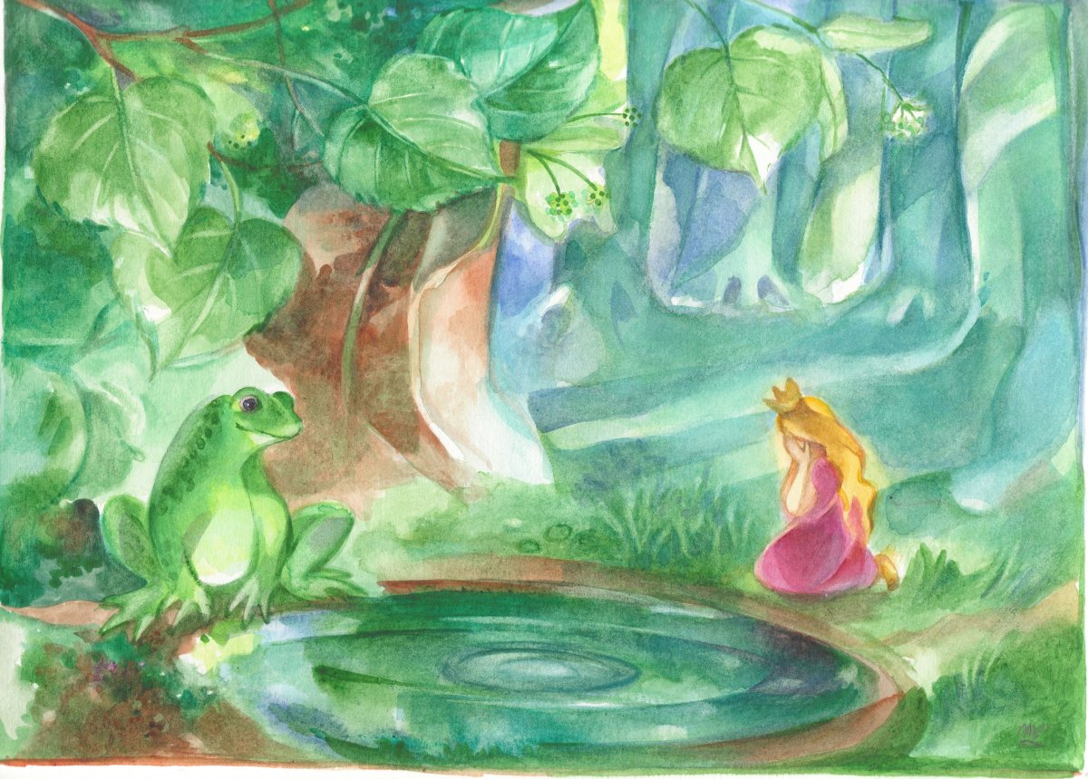 Маленькая акварель сказки