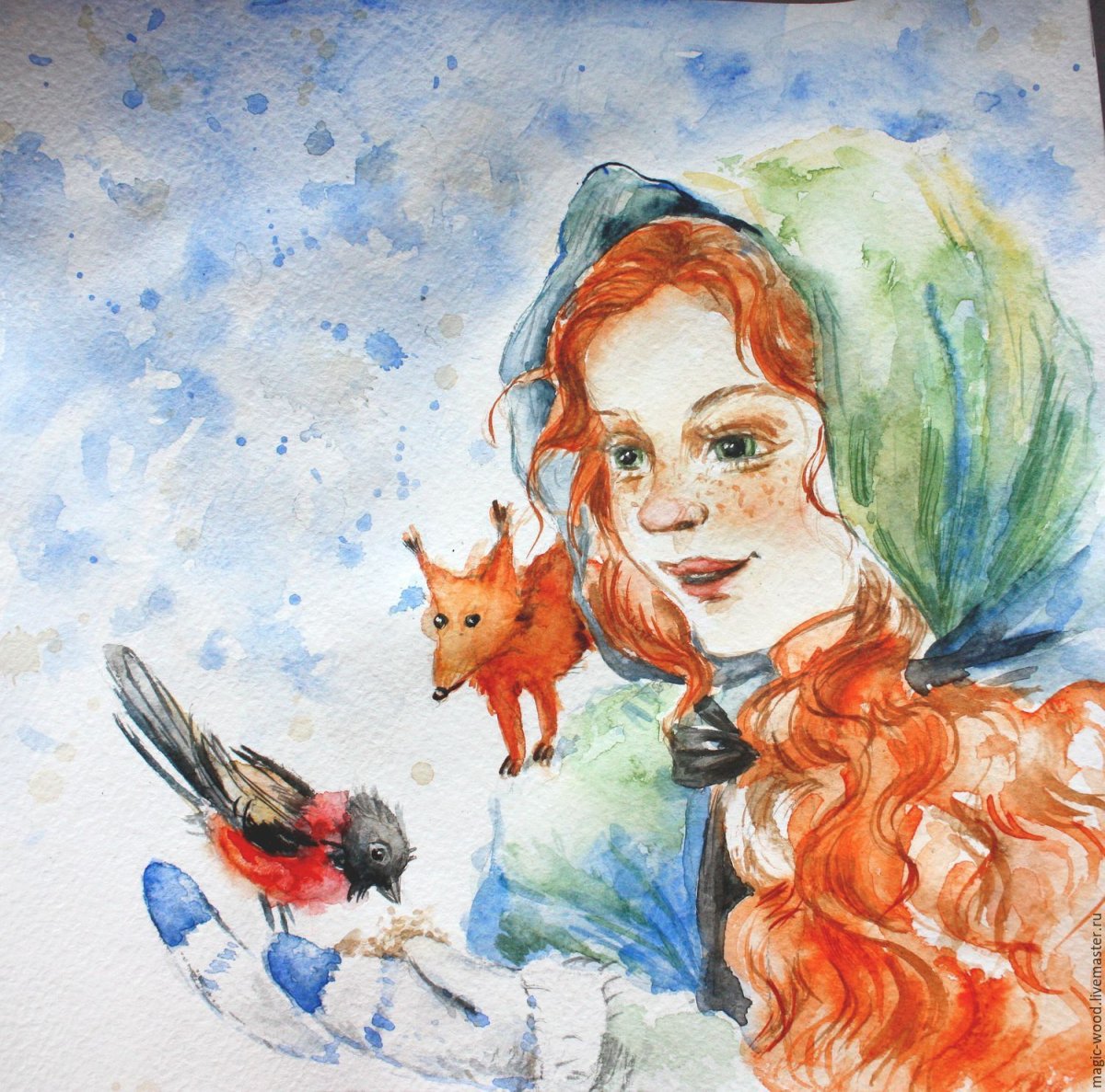 Сказка акварель