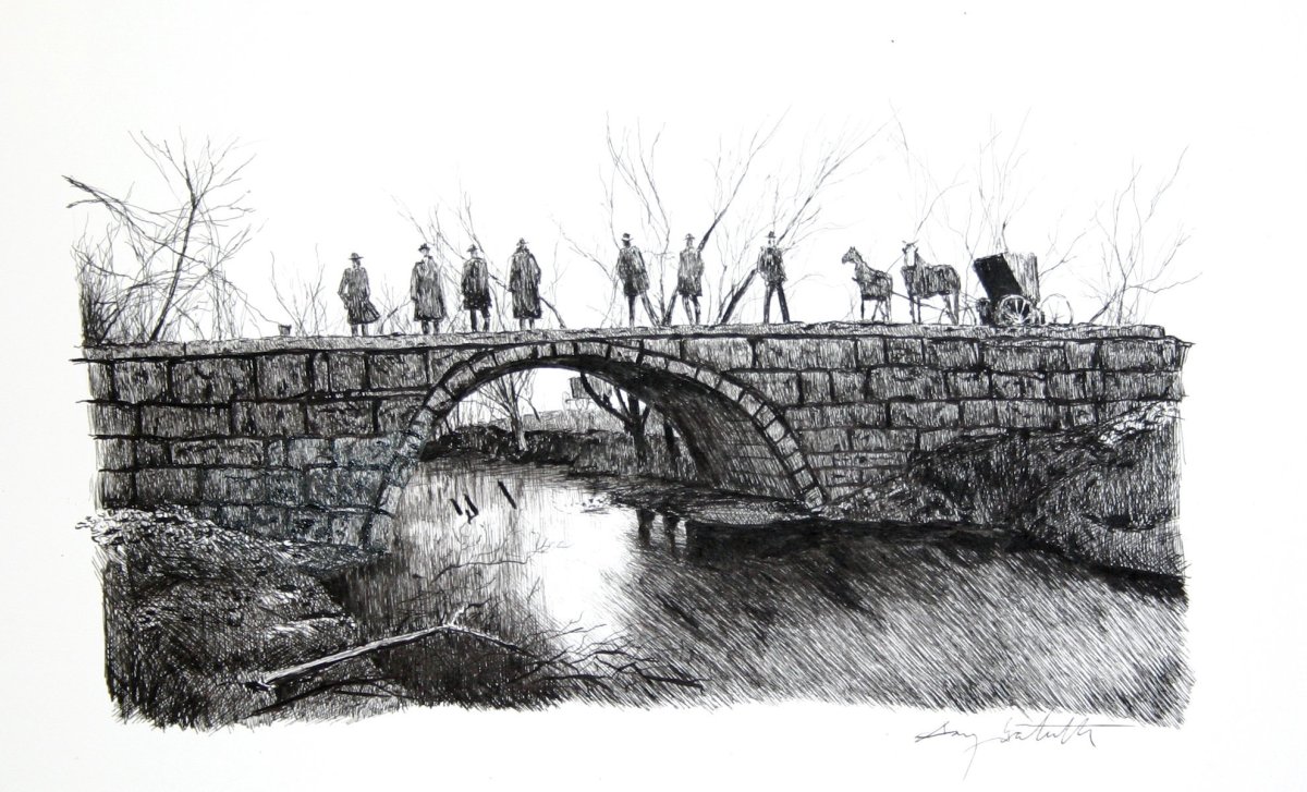 Мост набросок