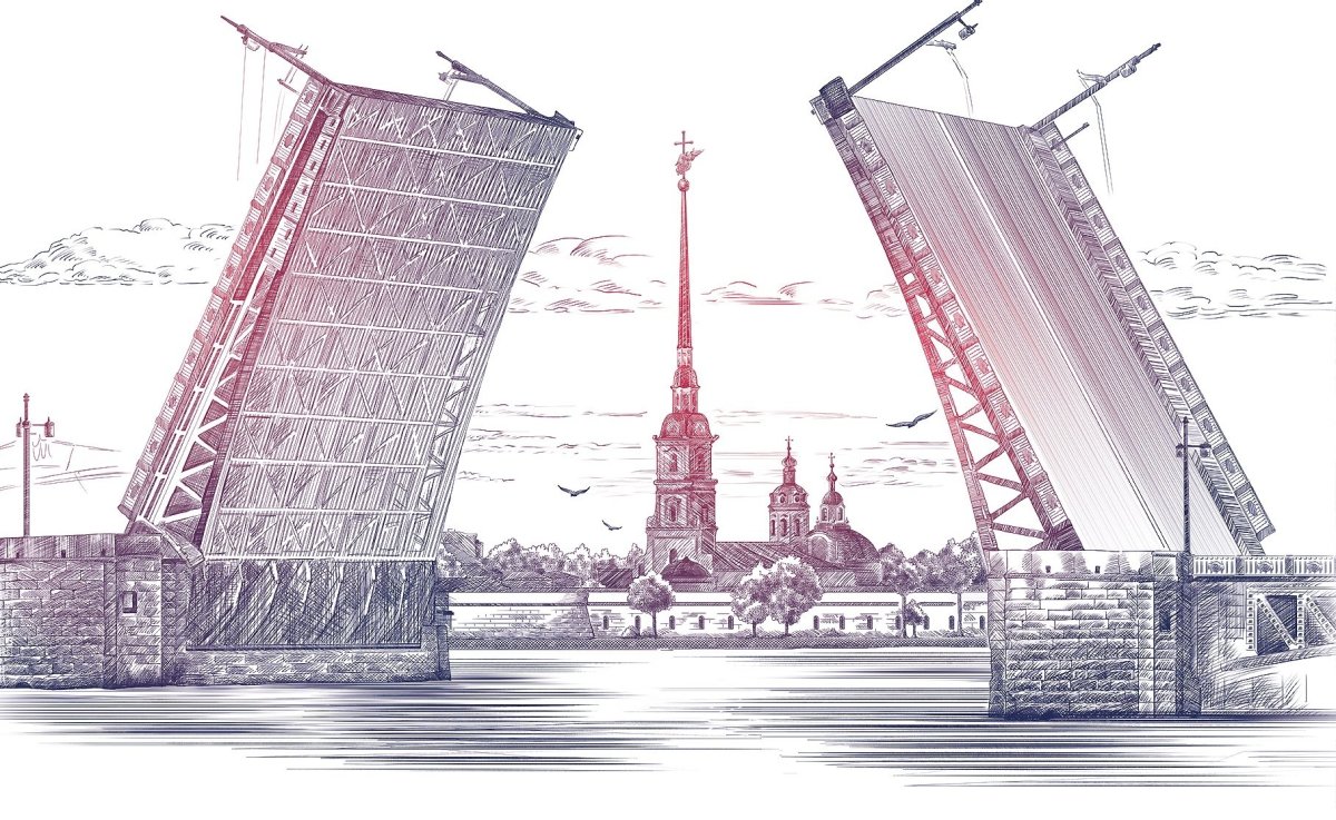 Санкт-Петербург иллюстрации