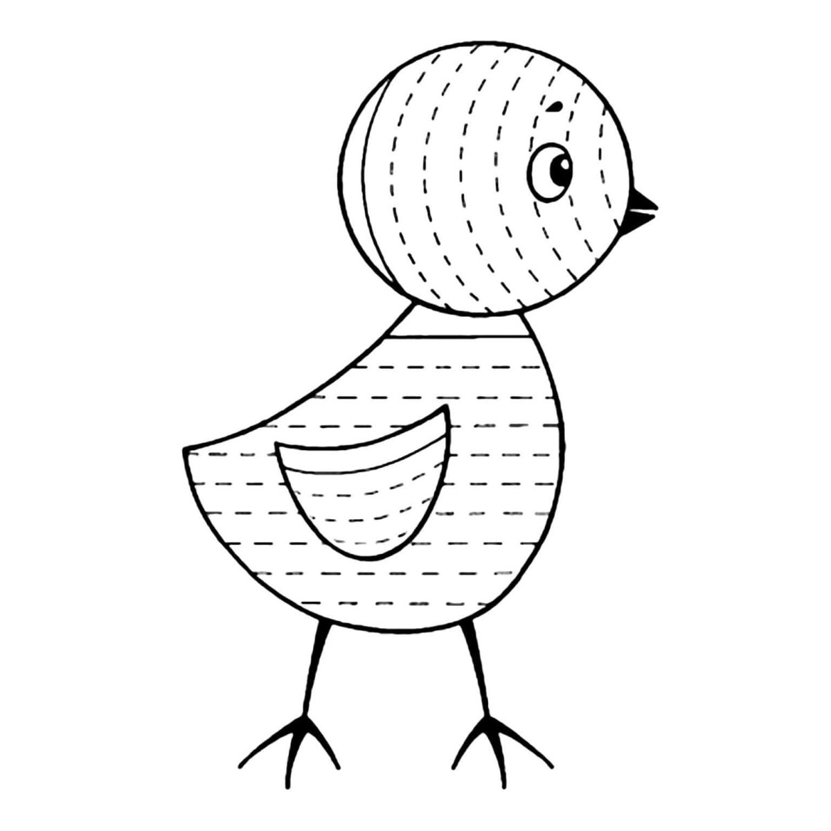 Раскраска штриховка