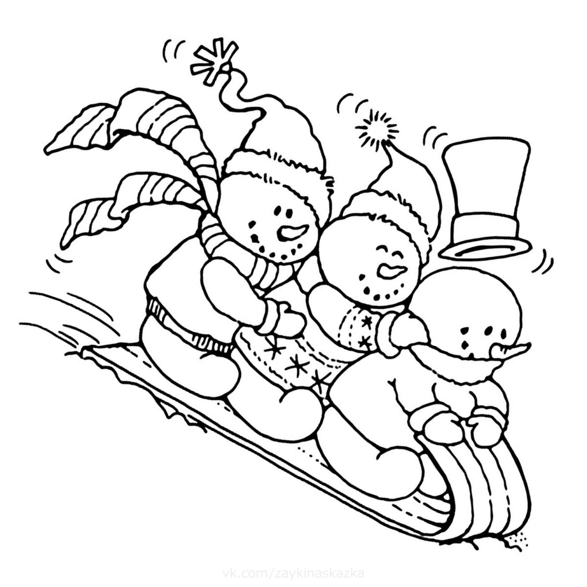 Мешок с подарками Деда Мороза трафарет