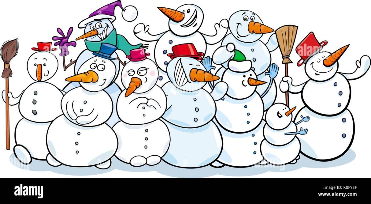 Раскраска зима