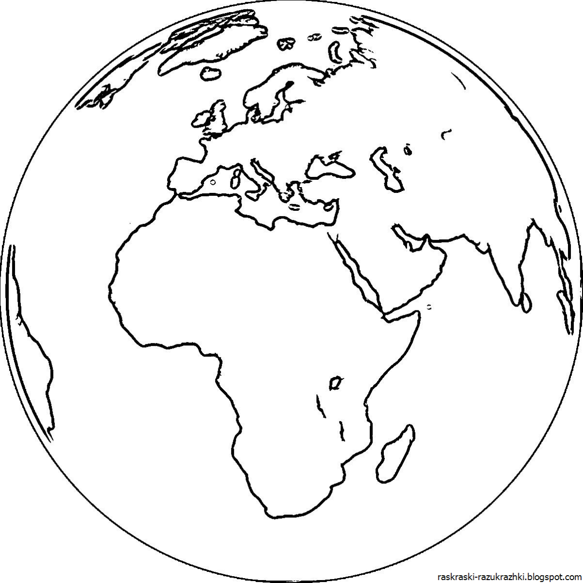 Политическая карта зарубежной Азии пустая