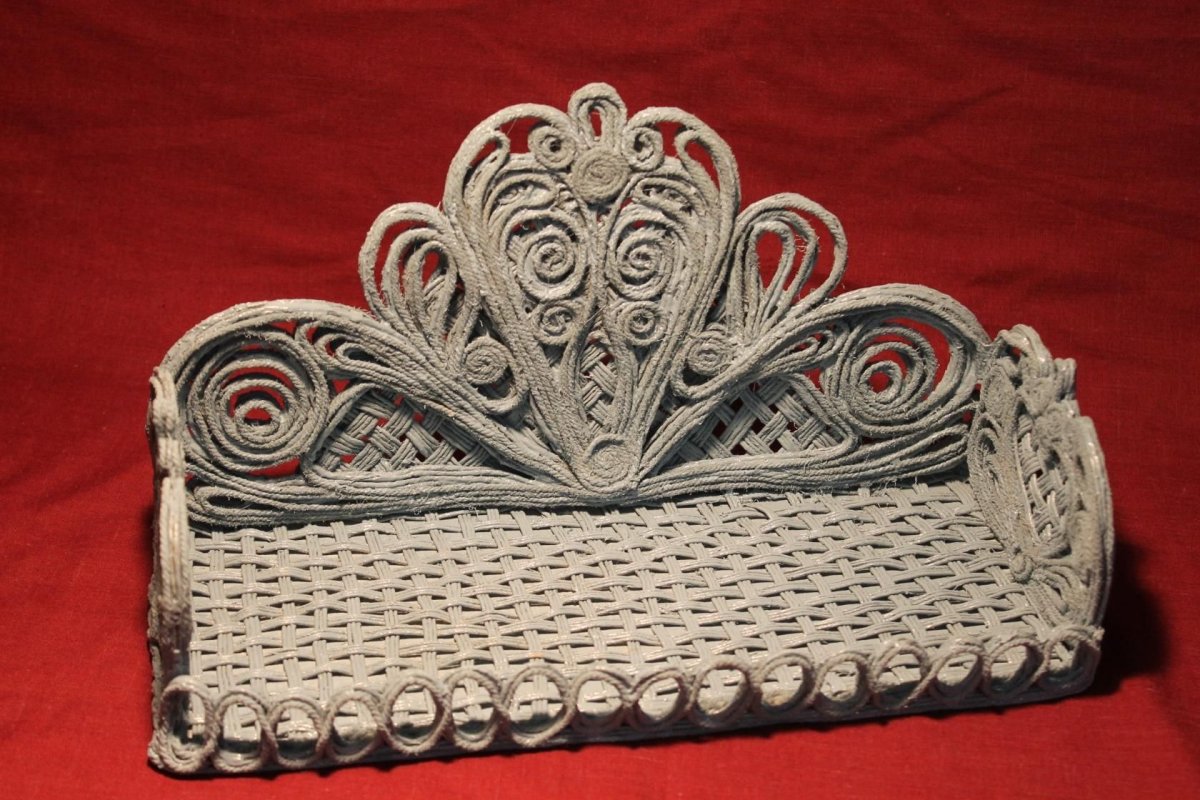 Джутовая филигрань корзинки