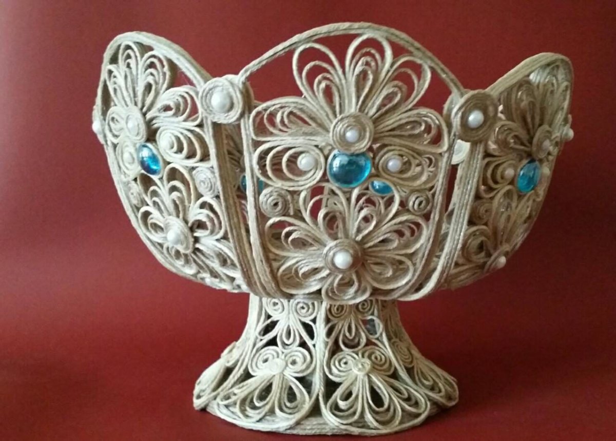 Ирина Решетникова джутовая филигрань