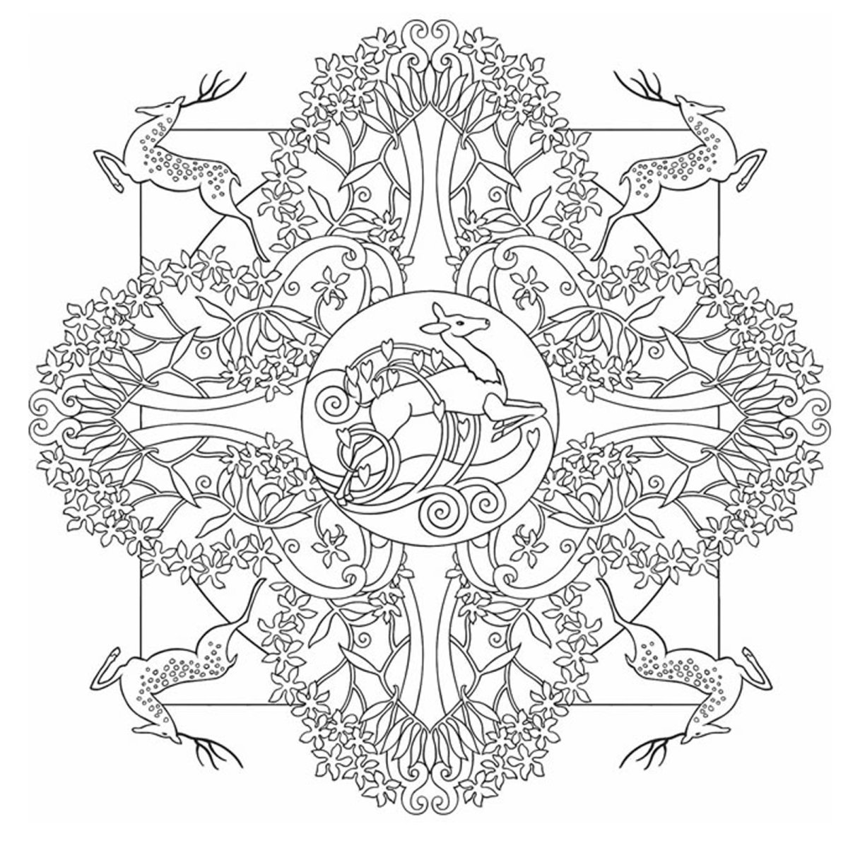 Мандалы раскраски славянские