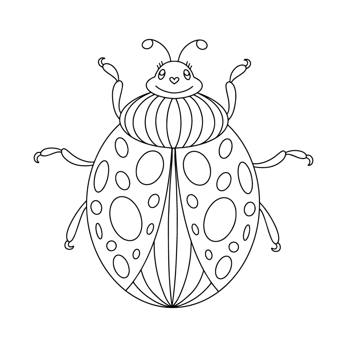 Божья коровка Графика