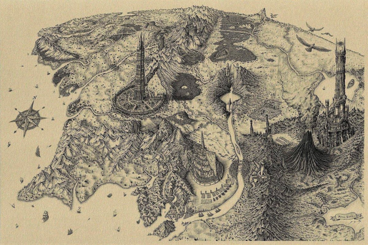 Замок эскиз