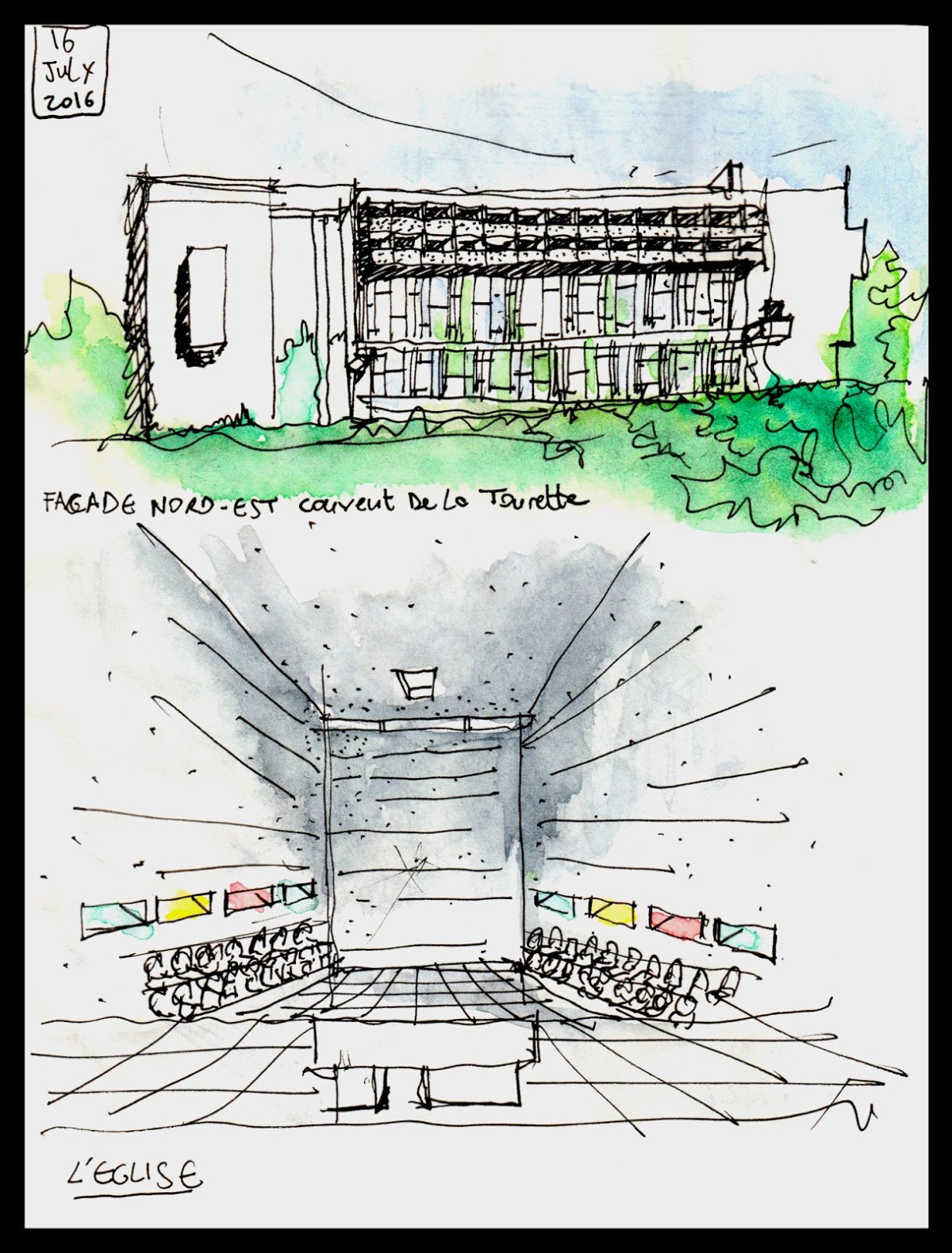 Наброски Ле Корбюзье